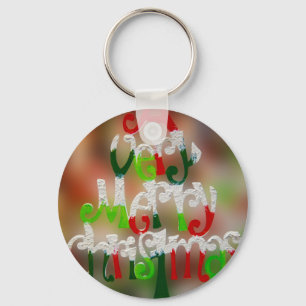 Chaveiro natal muito feliz