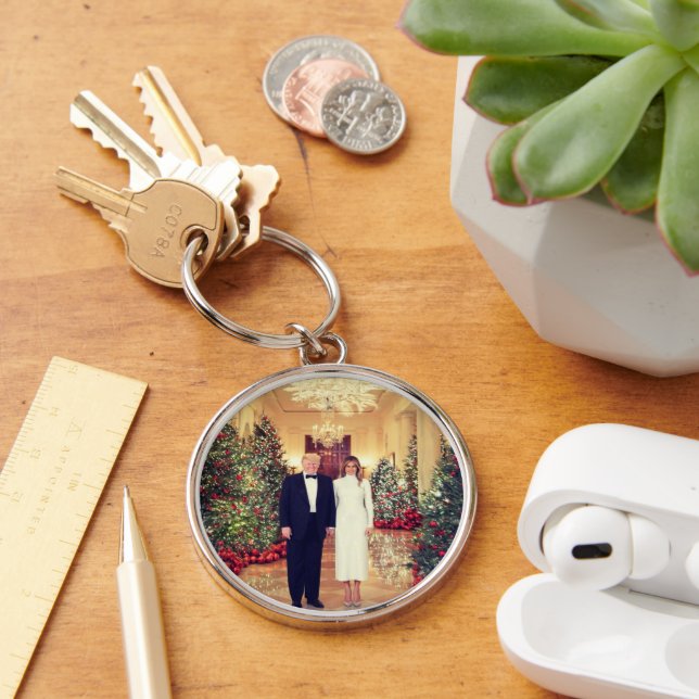 Chaveiro Natal na Casa Branca Presidente Donald Trump (Mesa)