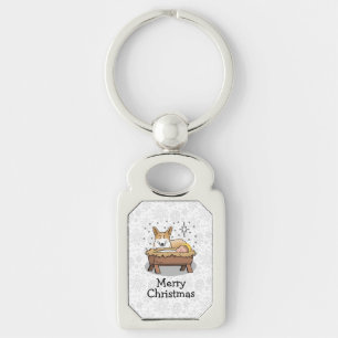 Chaveiro Natal Natividade Pembroke Welsh Corgi (red1) Diver