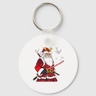 Chaveiro Natal Papai Noel Samurai Arte Japonesa