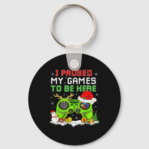 Chaveiro Natal Parei Meu Jogo Para Estar Aqui Jogador Diver