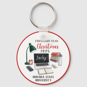 Chaveiro Natal Personalizado do Ano de Calouro para Faculda