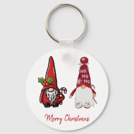 Chaveiro Natal Personalizado dos Gnomos Clássicos