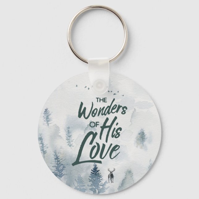 Chaveiro Natal Religioso Admira de Sua Abençoação (Frente)