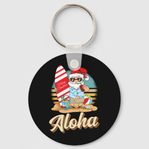 Chaveiro Natal Tropical Aloha Papai Noel Natal Em Julho H