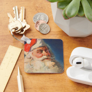 Chaveiro Natal vintage, lista agradável impertinente de