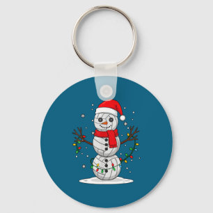 Chaveiro Natal Volei Boneco de Neve Chapéu do Papai Noel En