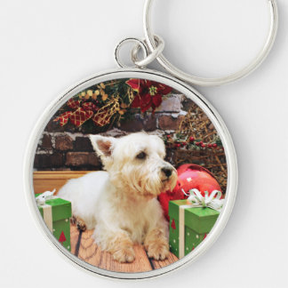 Chaveiro Natal - Westie - Callie