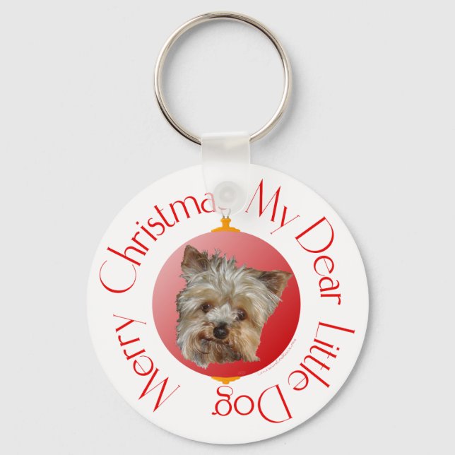 Chaveiro Natal Yorkshire Terrier (Frente)