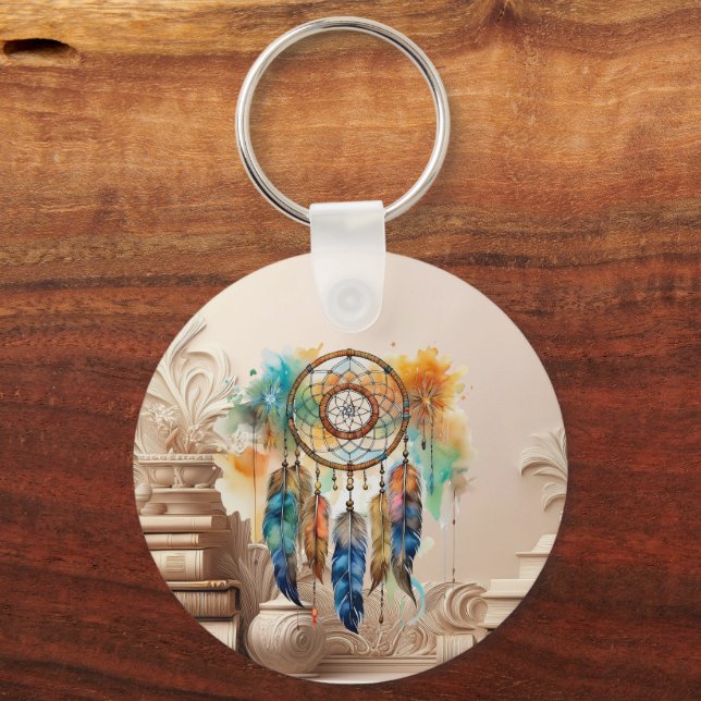 CHAVEIRO NATIVE AMERICAN DREAM CATCHER (Verso)