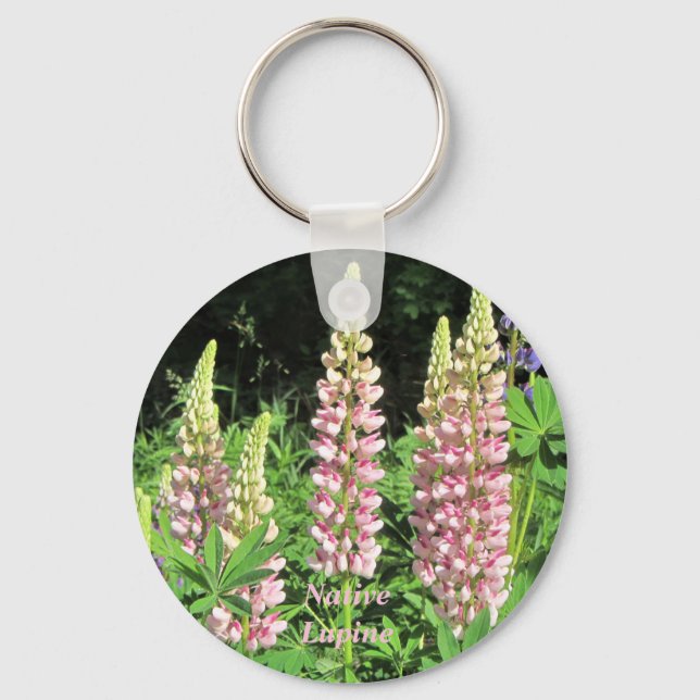 Chaveiro Native Minnesota Pink Lupine (Frente)