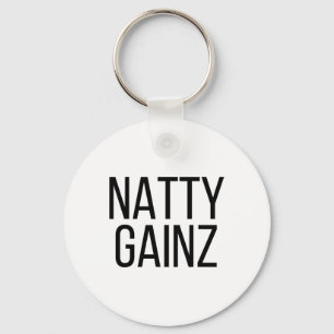 Chaveiro Natty Gainz Ginásio Livre de Esteroides e Camiseta