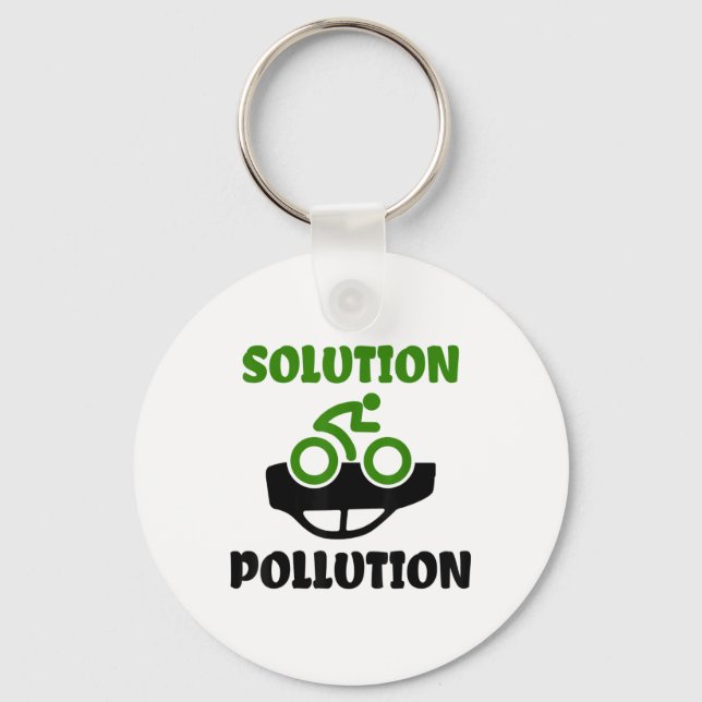 Chaveiro Natureza de Proteção Ambiental de Poluição de Nice (Frente)