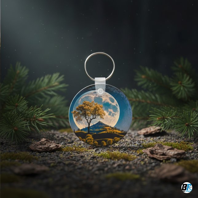 Chaveiro Natureza Elegante Mais Minimalista Personalizada C (Criador carregado)