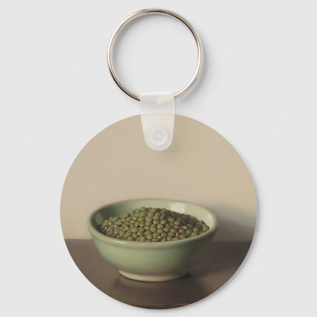 Chaveiro Natureza-Morta com Lentilhas Verdes (Frente)