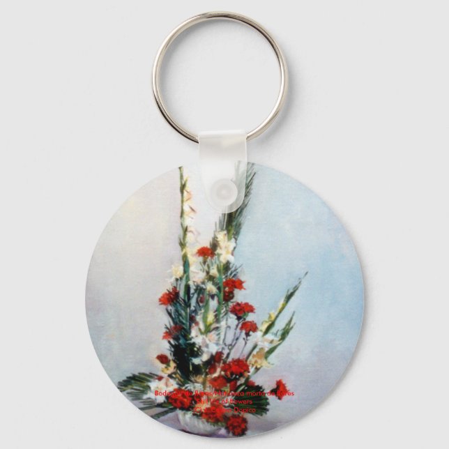 Chaveiro Natureza-morta de flores (Frente)