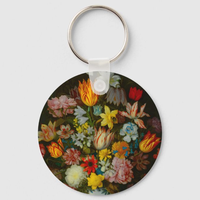 Chaveiro Natureza-Morta de Flores em um Vaso Wan-Li (Frente)