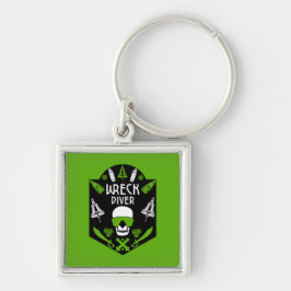 Chaveiro naufrágios de mergulho no mar