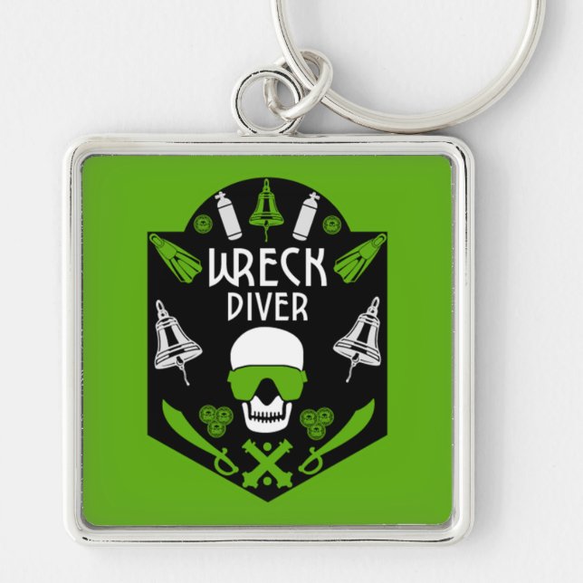Chaveiro naufrágios de mergulho no mar (Frente)
