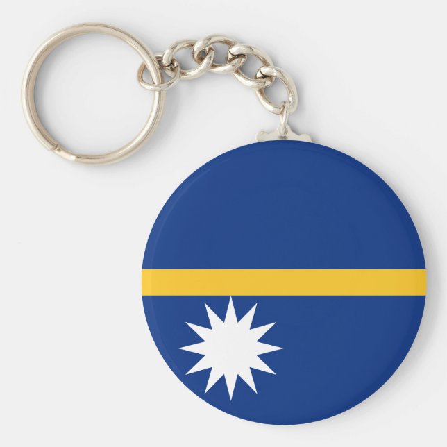 Chaveiro Nauru Flag (Frente)
