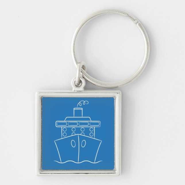 Chaveiro Navio de cruzeiro (Frente)