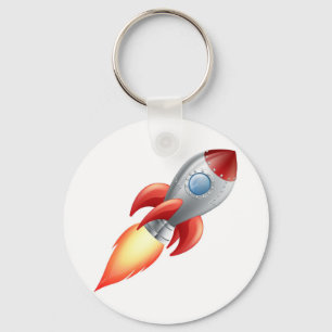 Chaveiro Navio de espaço do foguete dos desenhos animados