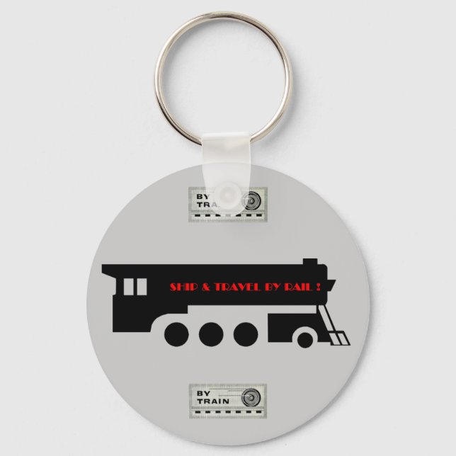 Chaveiro Navio e Viagem por comboio ferroviário (Frente)
