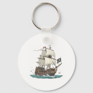 Chaveiro Navio Pirata