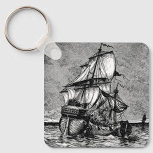 Chaveiro Navio Pirata e Galeão