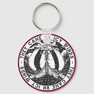 Chaveiro Navio Viking Design Escandinavo Nórdico