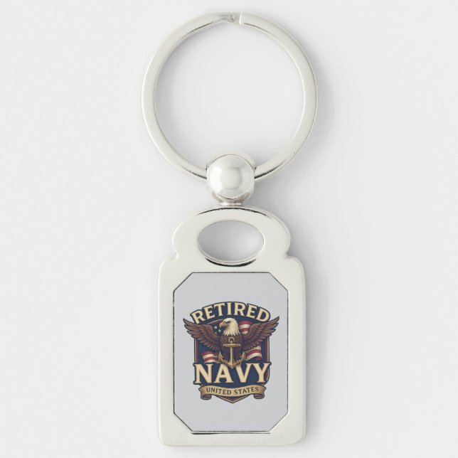 Chaveiro Navy USN Veteran (Frente)