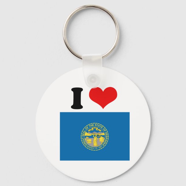 CHAVEIRO NEBRASKA FLAG (Frente)