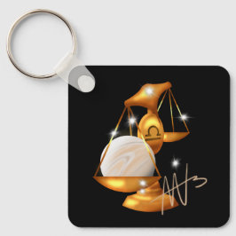 Chaveiro Nebula Libra Vênus Zodiac Metal