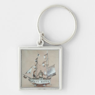 Chaveiro Nef de prata
