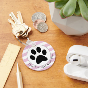 Chaveiro Negócio de Caminhada de Cachorro Personalizado