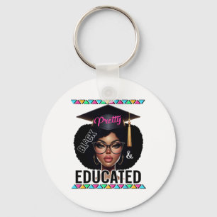 Chaveiro Negra Bonita Educada Poderosa Orgulho de Mulher Af
