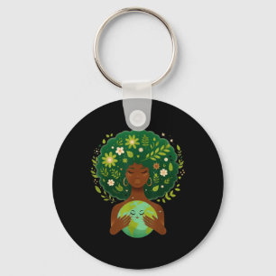 Chaveiro Negra Verde Depois do Dia da Mãe Terra Gaia Salve