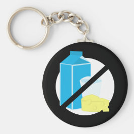 Chaveiro Negro sem leite Sem lactose ou Laticínios Alergia