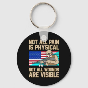 Chaveiro Nem Todas as Feridas São Visíveis Ptsd Awareness R
