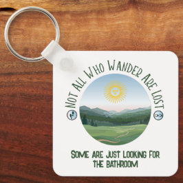 Chaveiro Nem Todos Que Vagueiam... Com Sua Palavra Engraçad