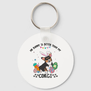 Chaveiro Nenhum coelho é melhor que meu cachorro Corgi tric