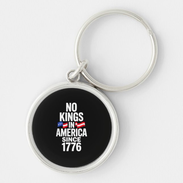 Chaveiro Nenhum Rei na América desde 1776 Simples Clássico (Frente)