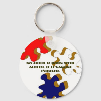 Chaveiro Nenhuma Criança Está Nascer De Autismo. Personaliz