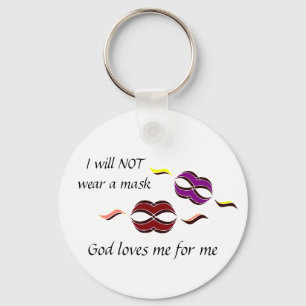 Chaveiro Nenhuma máscara