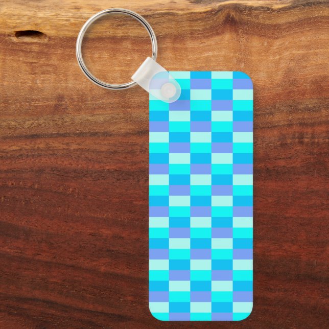 Chaveiro Neon Blue Color Pattern (Frente)