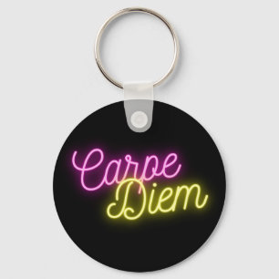 Chaveiro Neon Carpe Diem Word Art