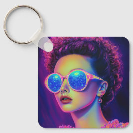 Chaveiro Neon Galaxy Glamor