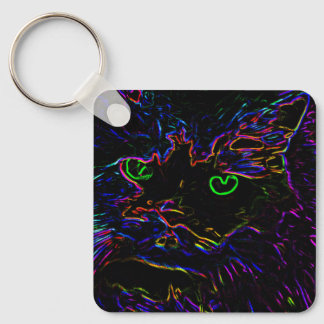 Chaveiro Neon Glow Cat