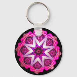Chaveiro Neon Kaleido-Star cor-de-rosa