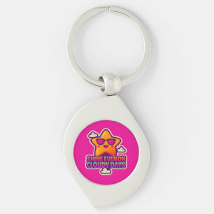 Chaveiro Neon Kawaii Star - "Brilhante mesmo em dias nublad